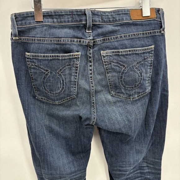 Big Star Jeans Womens 29 Maddie Crop Stretch Midrise Western Rodeo Cowgirl #12G - Picture 5 of 7